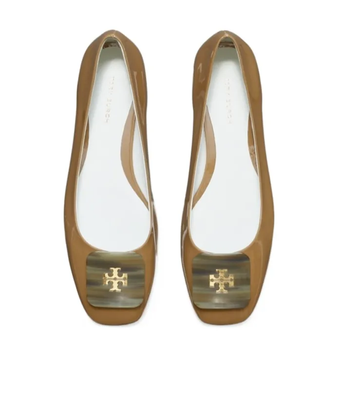Logo Buckle Flats