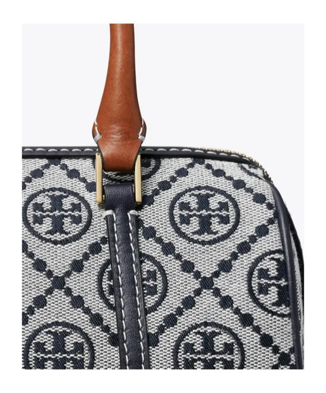 T Monogram Zipped Mini Barrel Bag