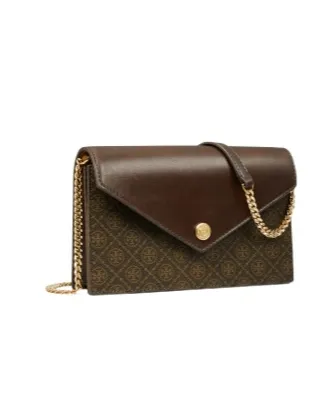 T Monogram Envelope Chain Wallet
