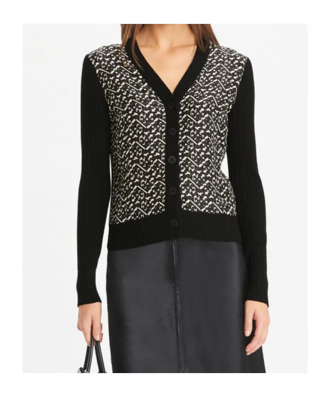 Wool Cardigan With Front