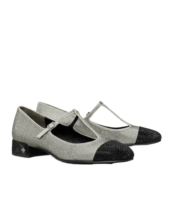 Rhinestone Embellished Ballerina Shoes