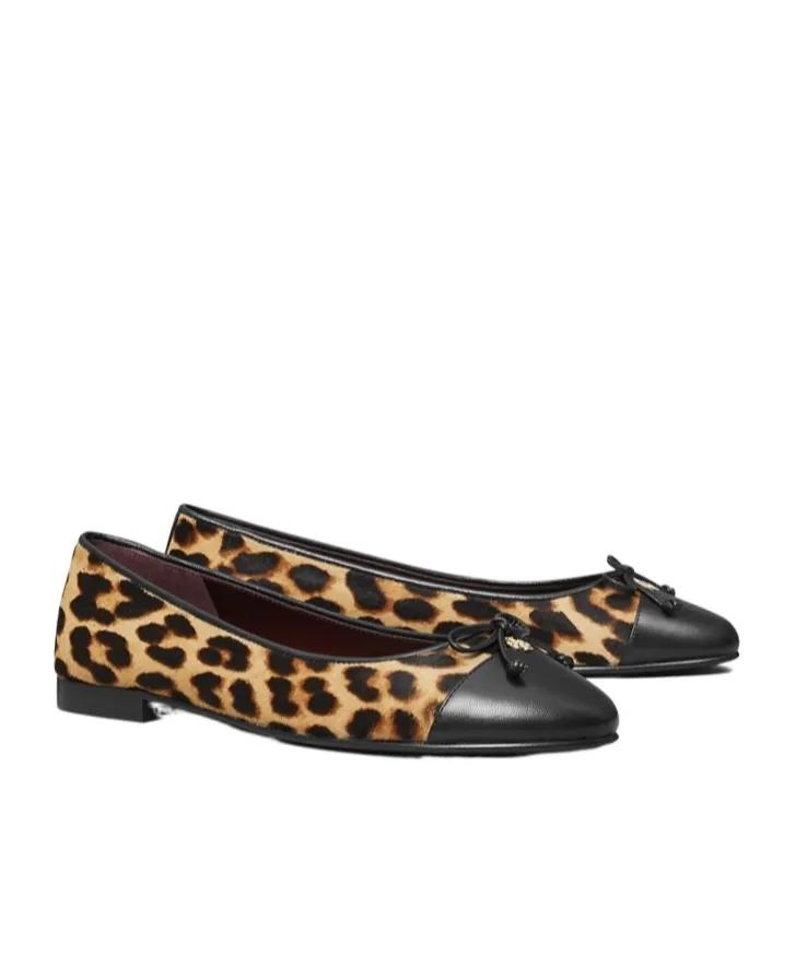 Cap-Toe Ballet Shoes