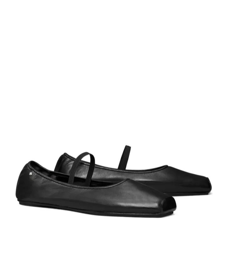 Square-Toed Ballet Flats