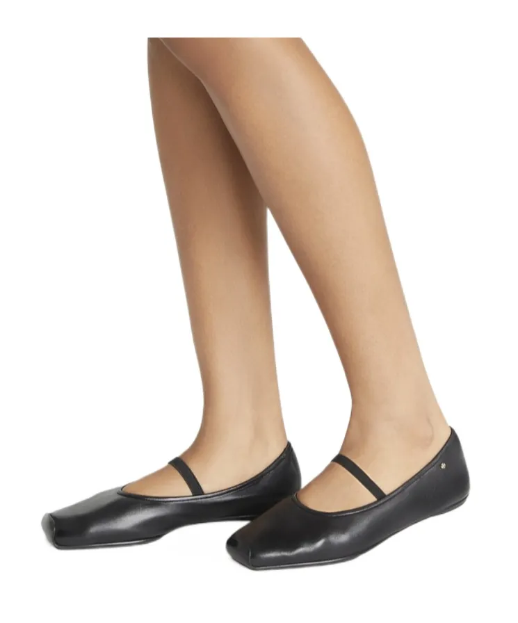 Square-Toed Ballet Flats