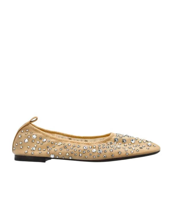 Crystal Ballet Flats