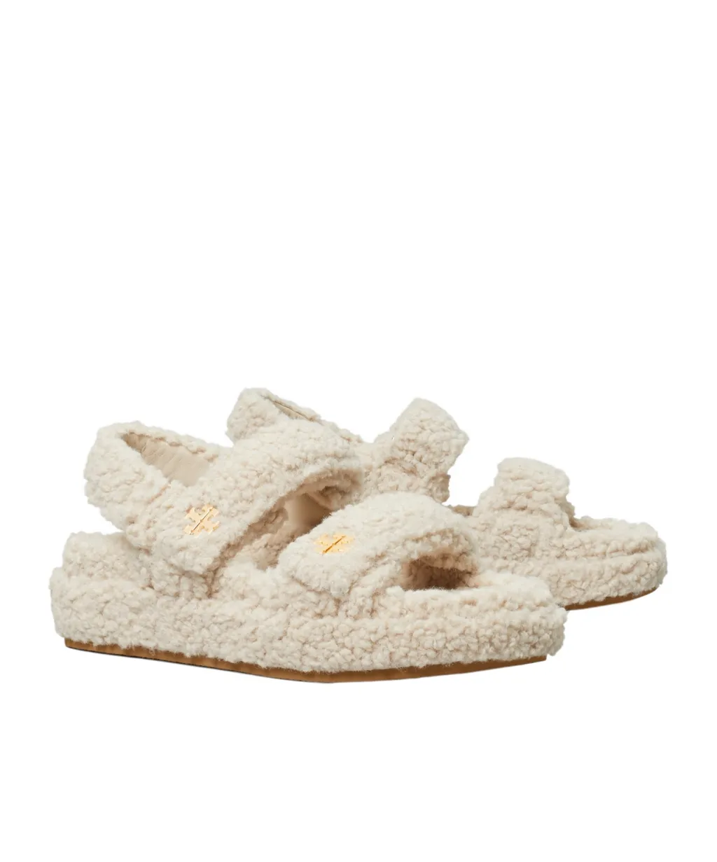 Kira Faux-Shearling Sandals
