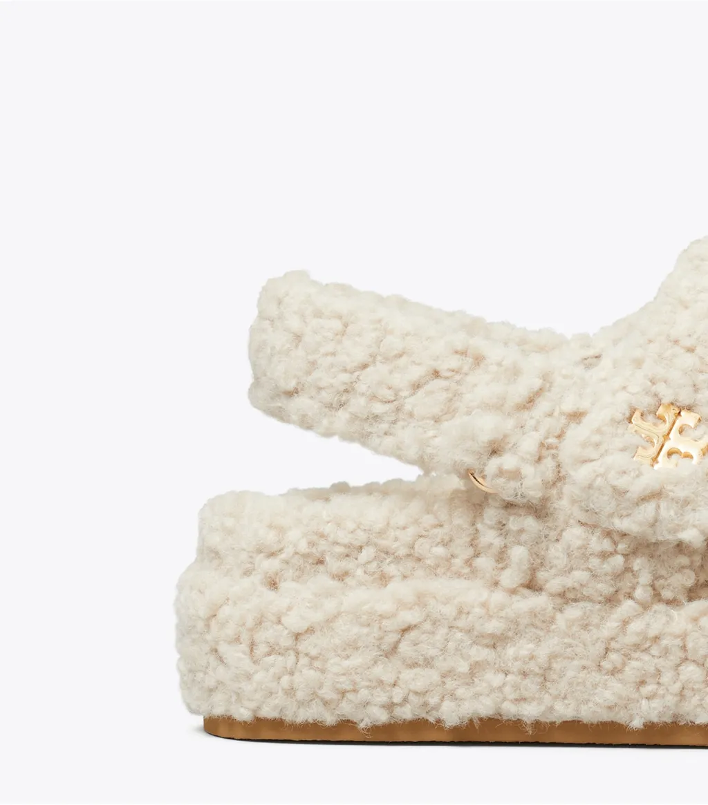 Kira Faux-Shearling Sandals