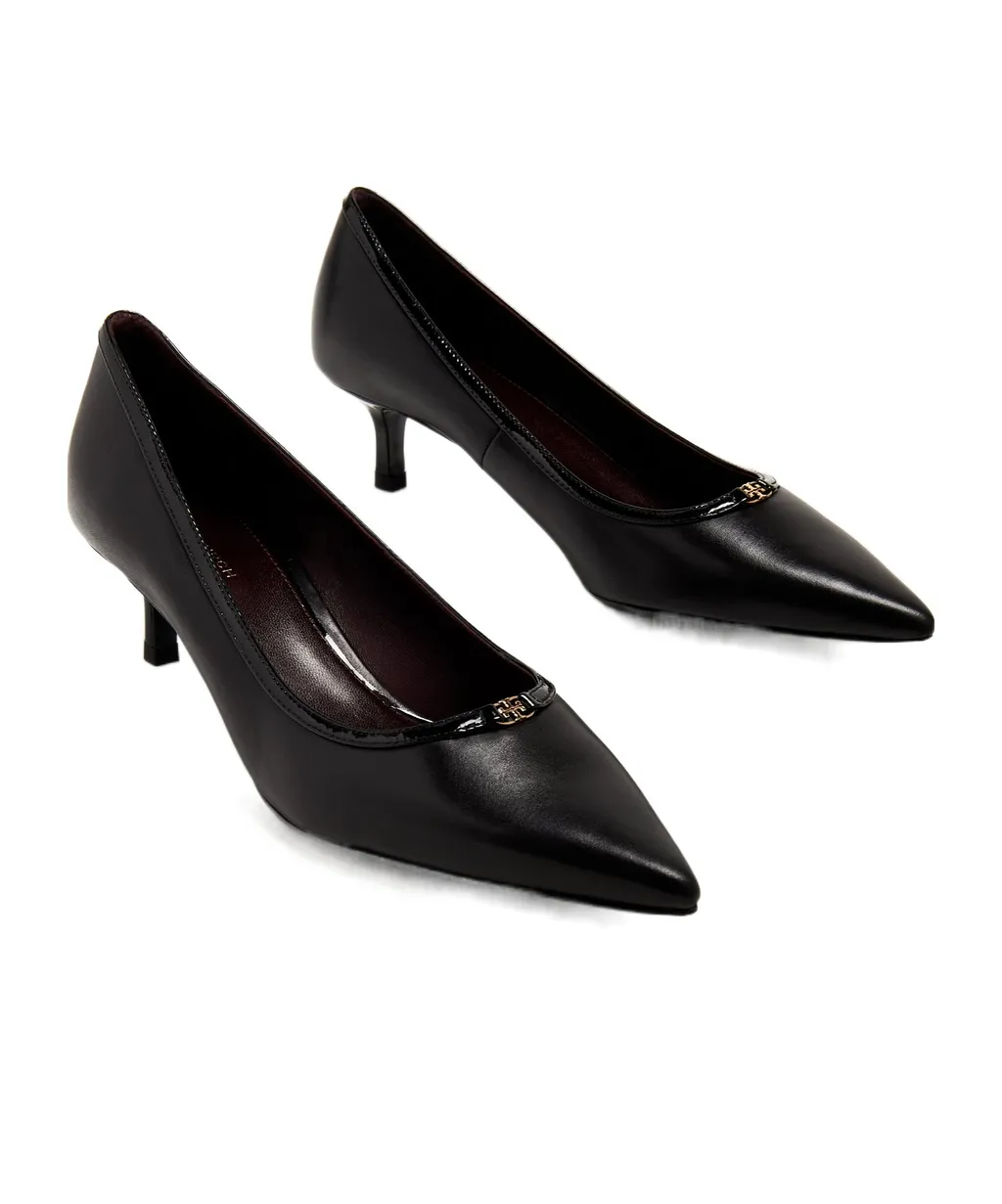Double T Pointed Toe Pumps