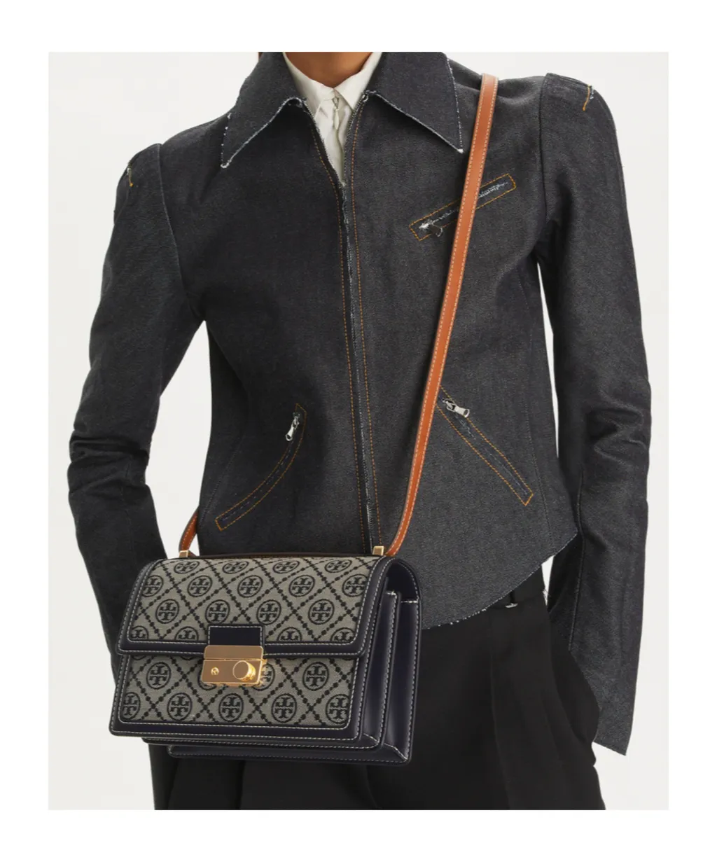 T Monogram Shoulder Bag