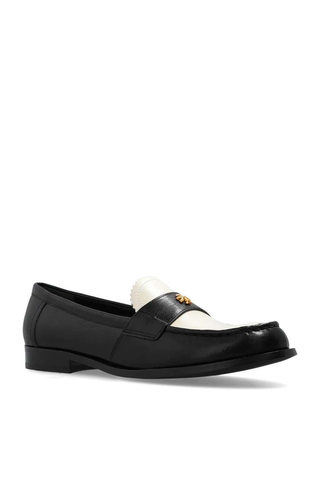 Logo Plaque Two-Toned Loafers
