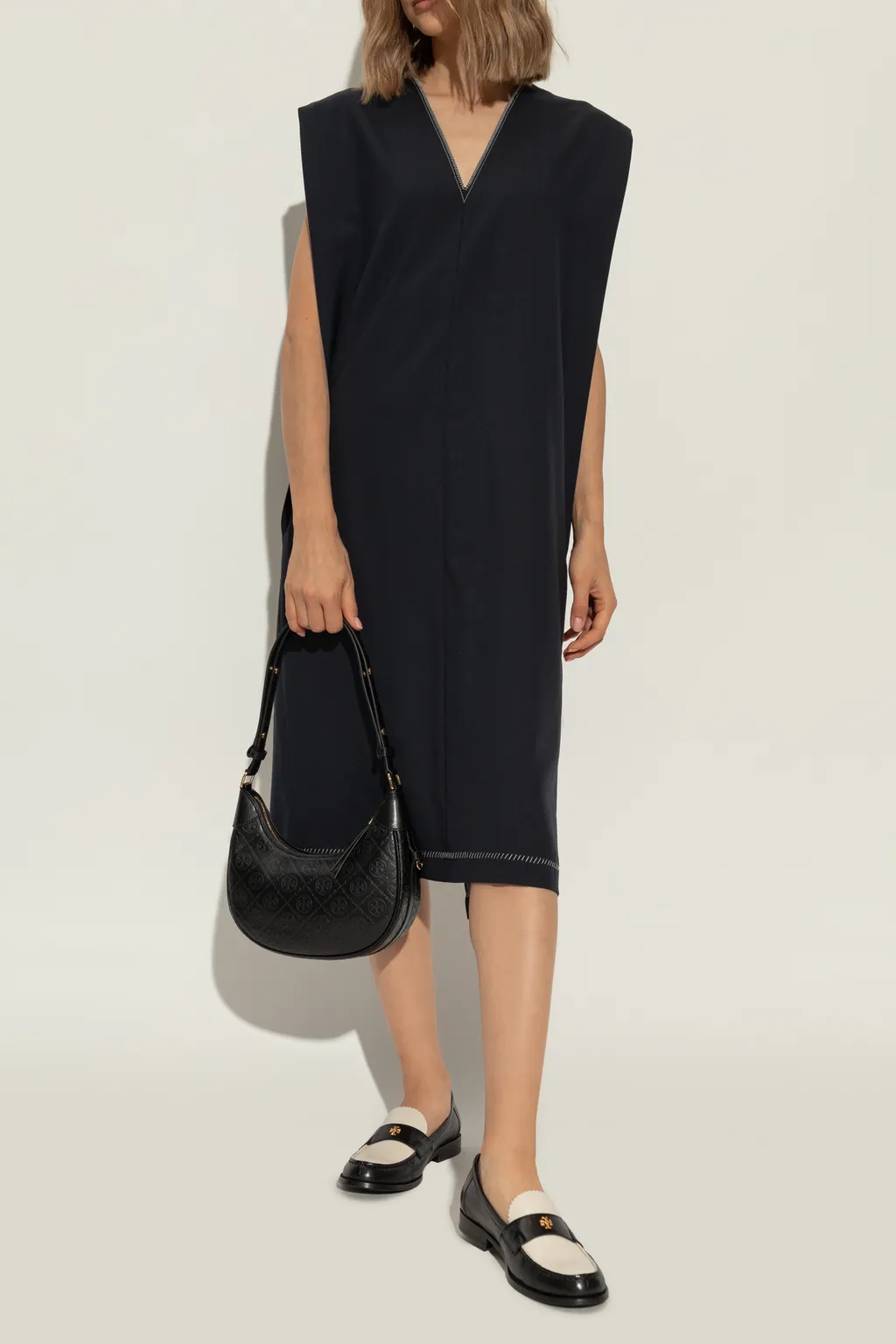 Logo Plaque Two-Toned Loafers