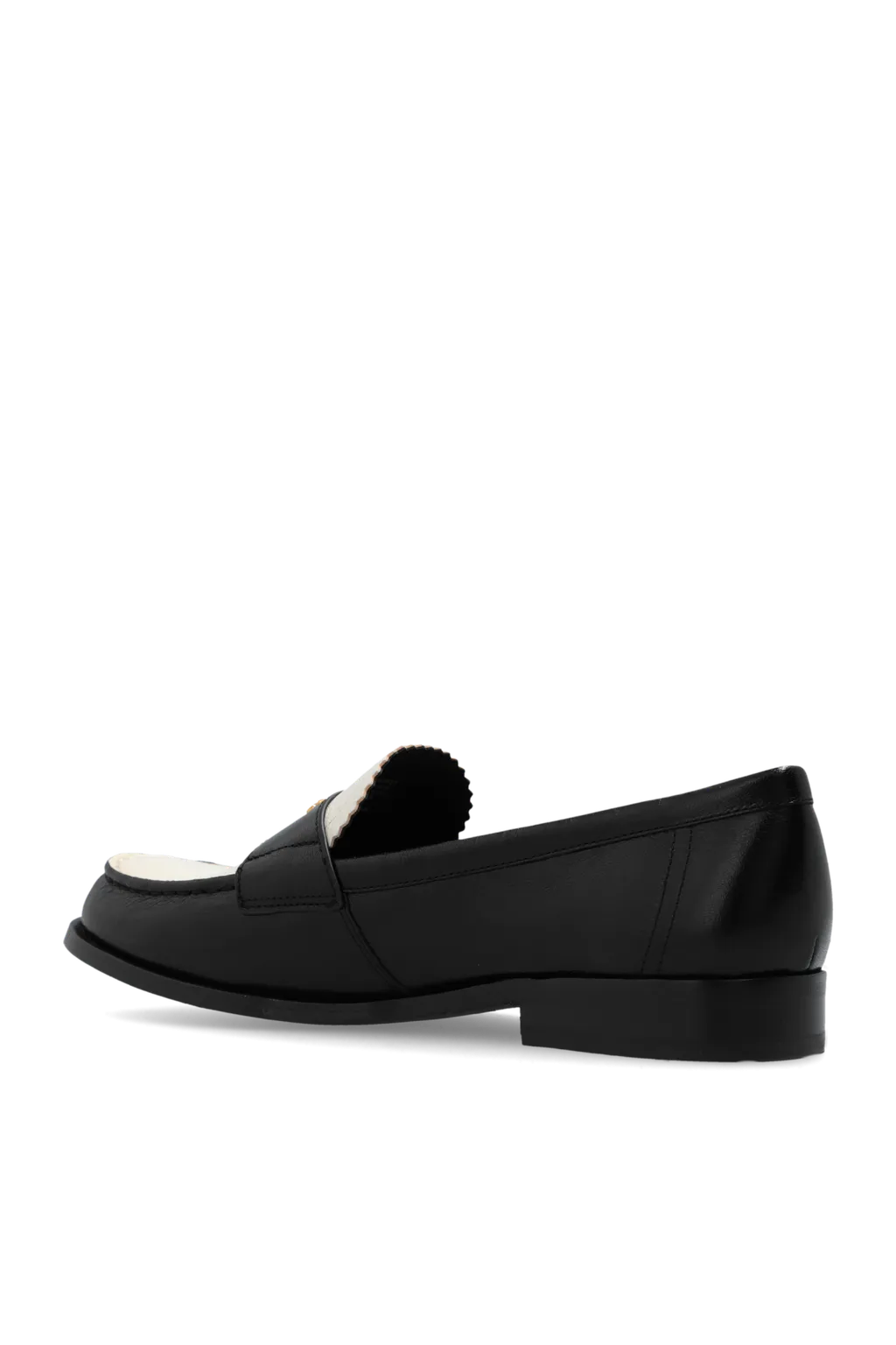 Logo Plaque Two-Toned Loafers