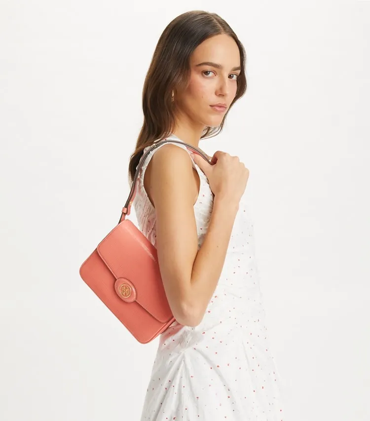 Robinson Crosshatched Convertible Shoulder Bag