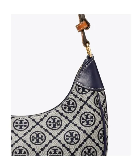 T Monogram Crescent Bag