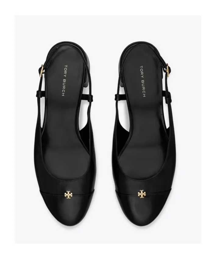 Cap-Toe Slingback Pumps