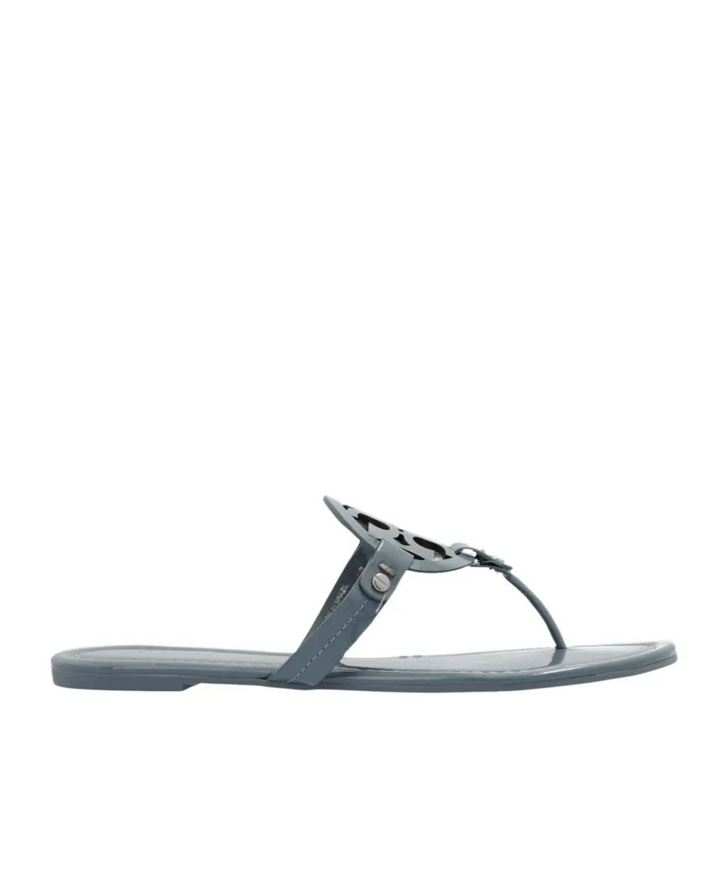Miller Patent-Leather Flip Flops