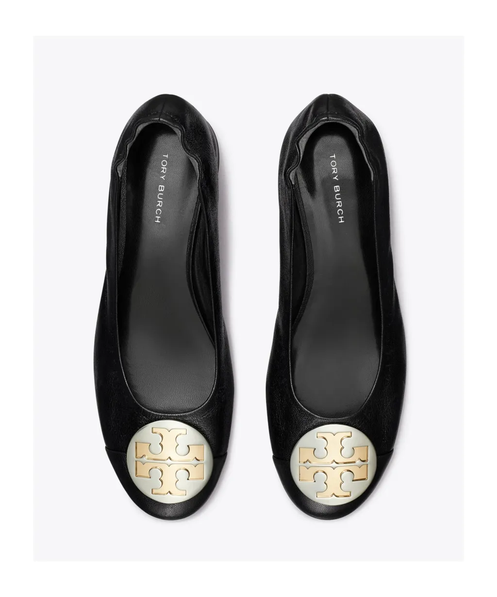 Claire Cap-Toe Ballet Shoes
