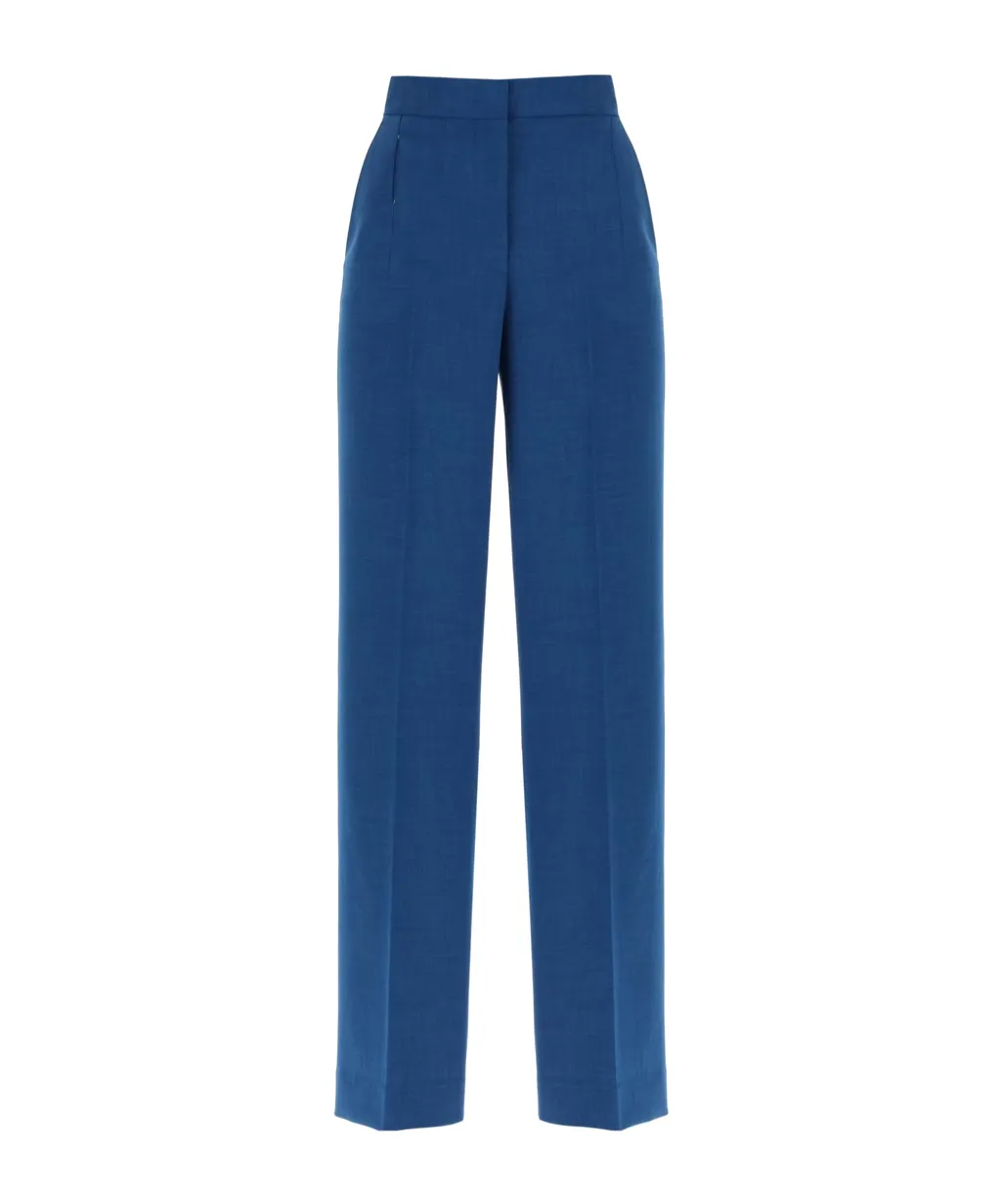Front-Pleat Tailored Trousers