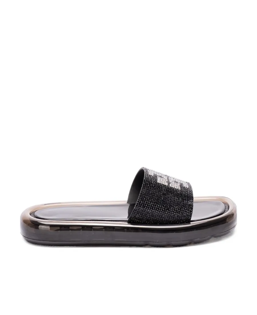 Logo Embellished Sandals