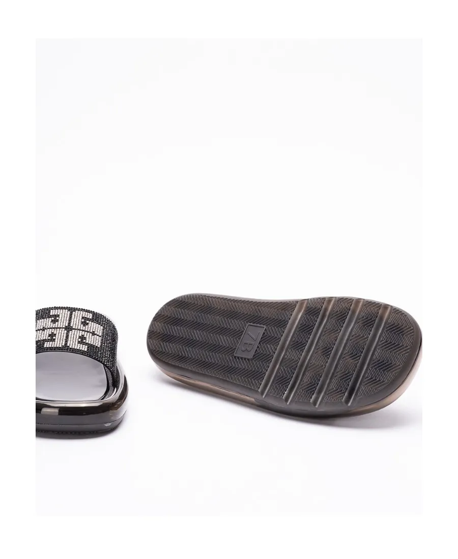 Logo Embellished Sandals