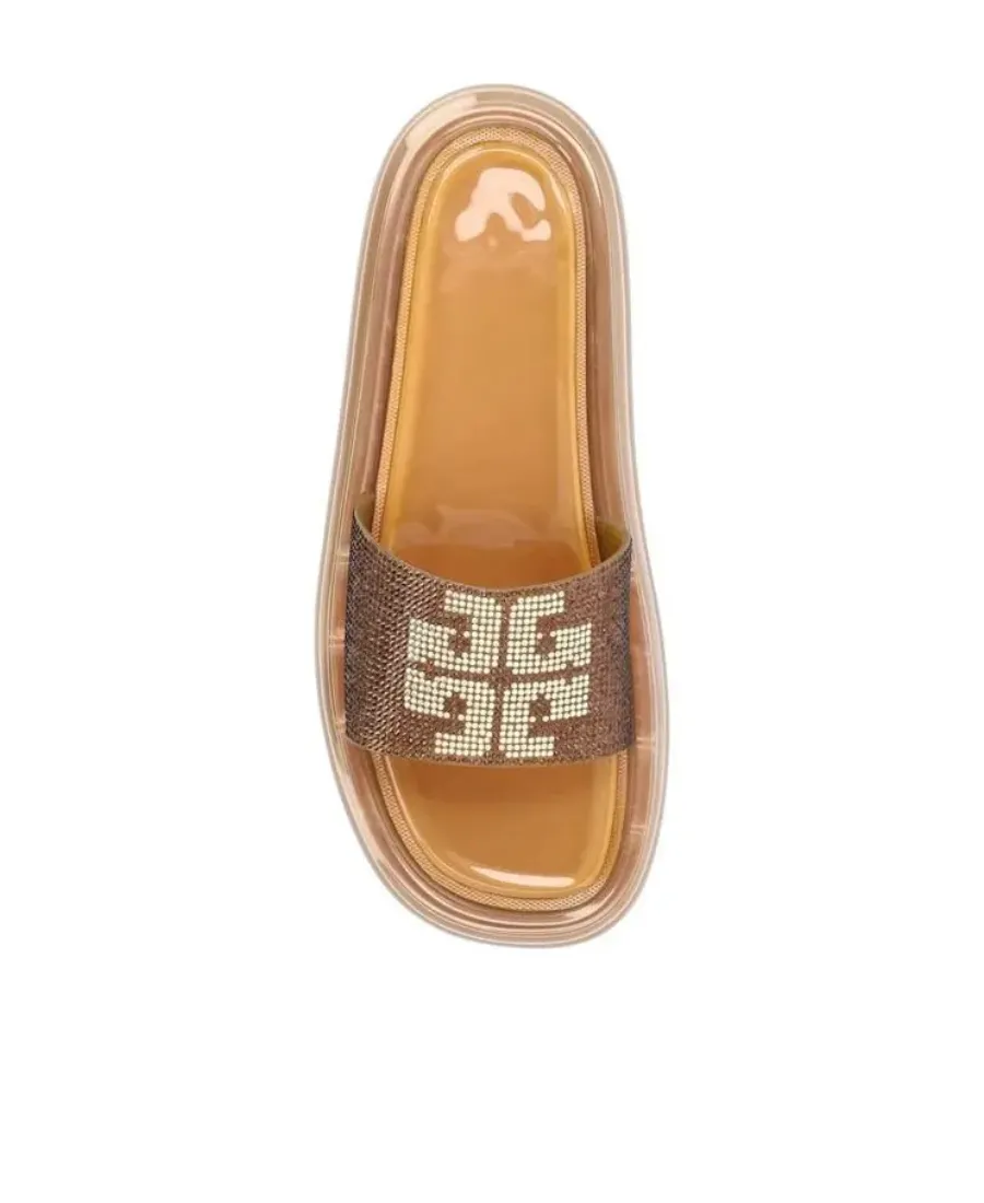 Logo Embellished Sandals