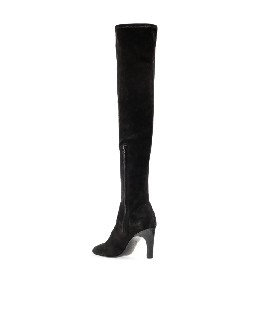 Suede 80Mm Above-Knee Boots