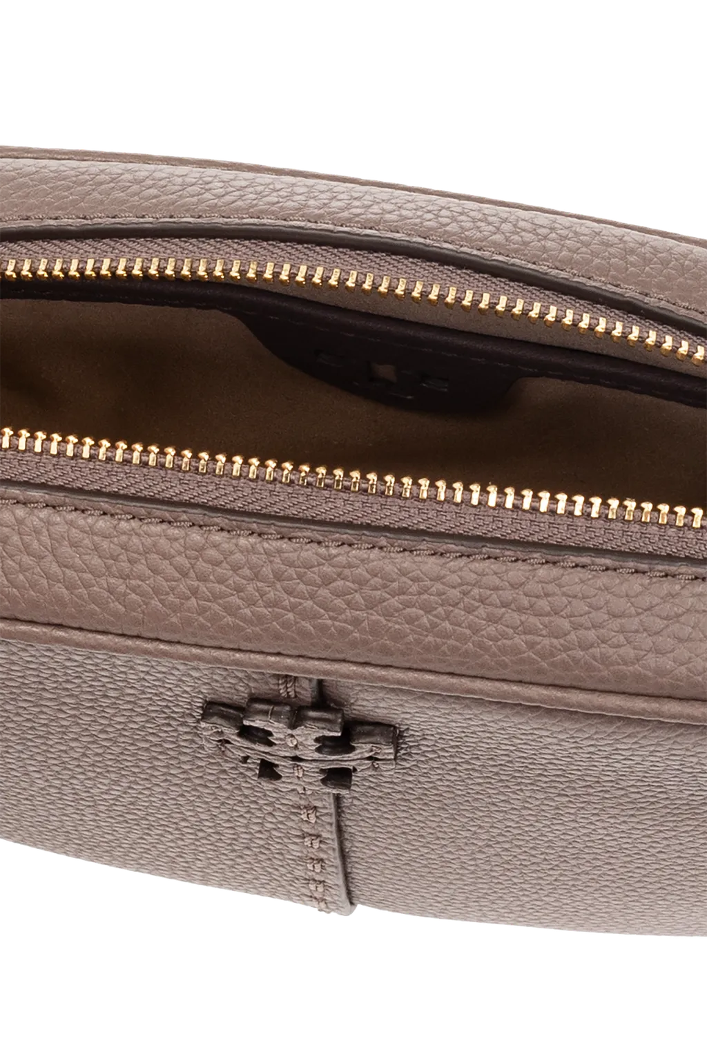 Mcgraw Double T Logo Plaque Camera Bag