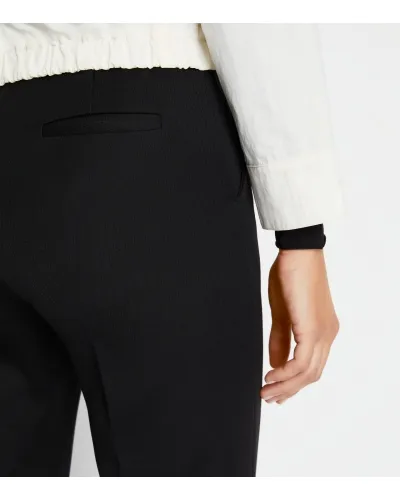 Cropped Straight Leg Trousers