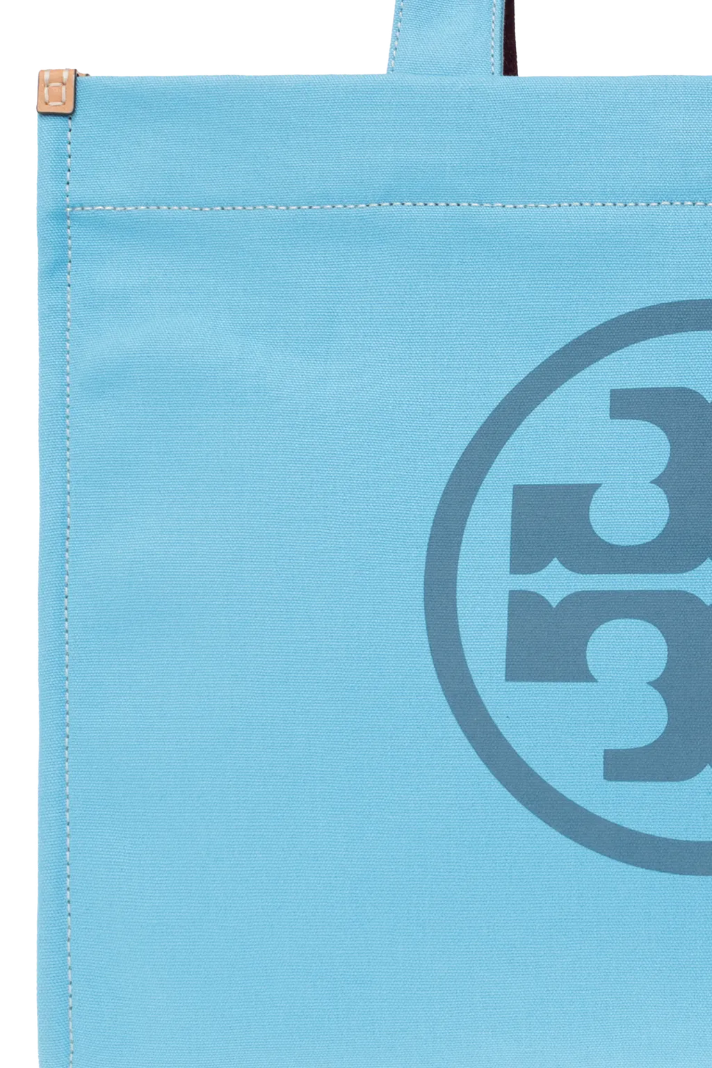 Logo Detailed Two-Tone Tote Bag