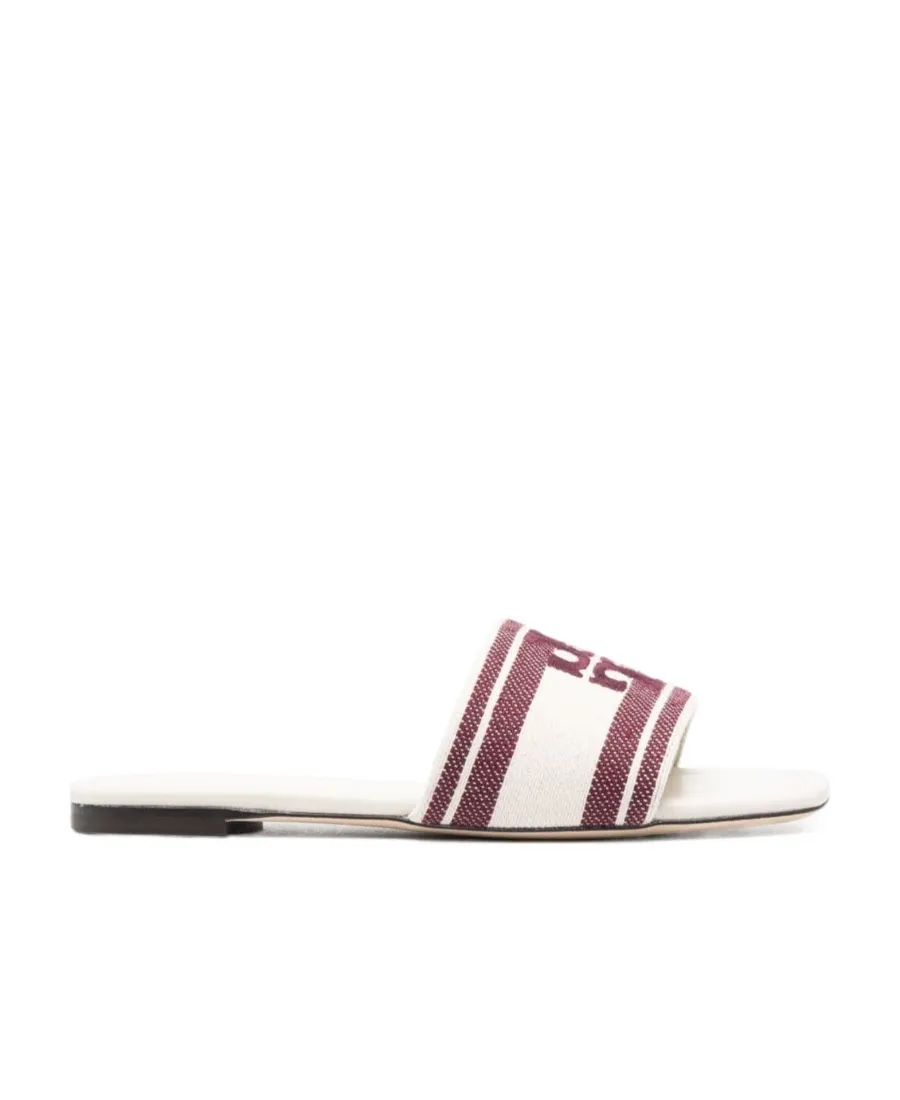 Logo Embroidered Slip-On Slides