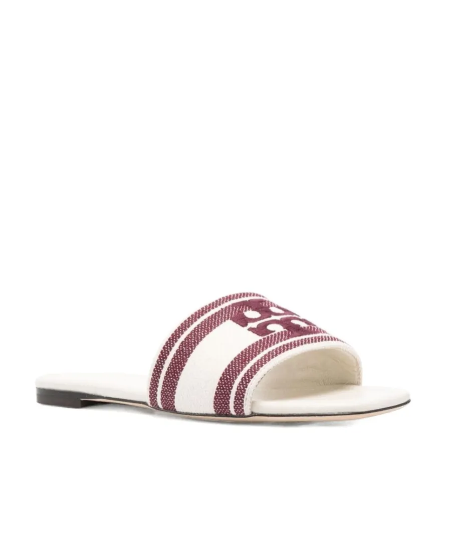 Logo Embroidered Slip-On Slides