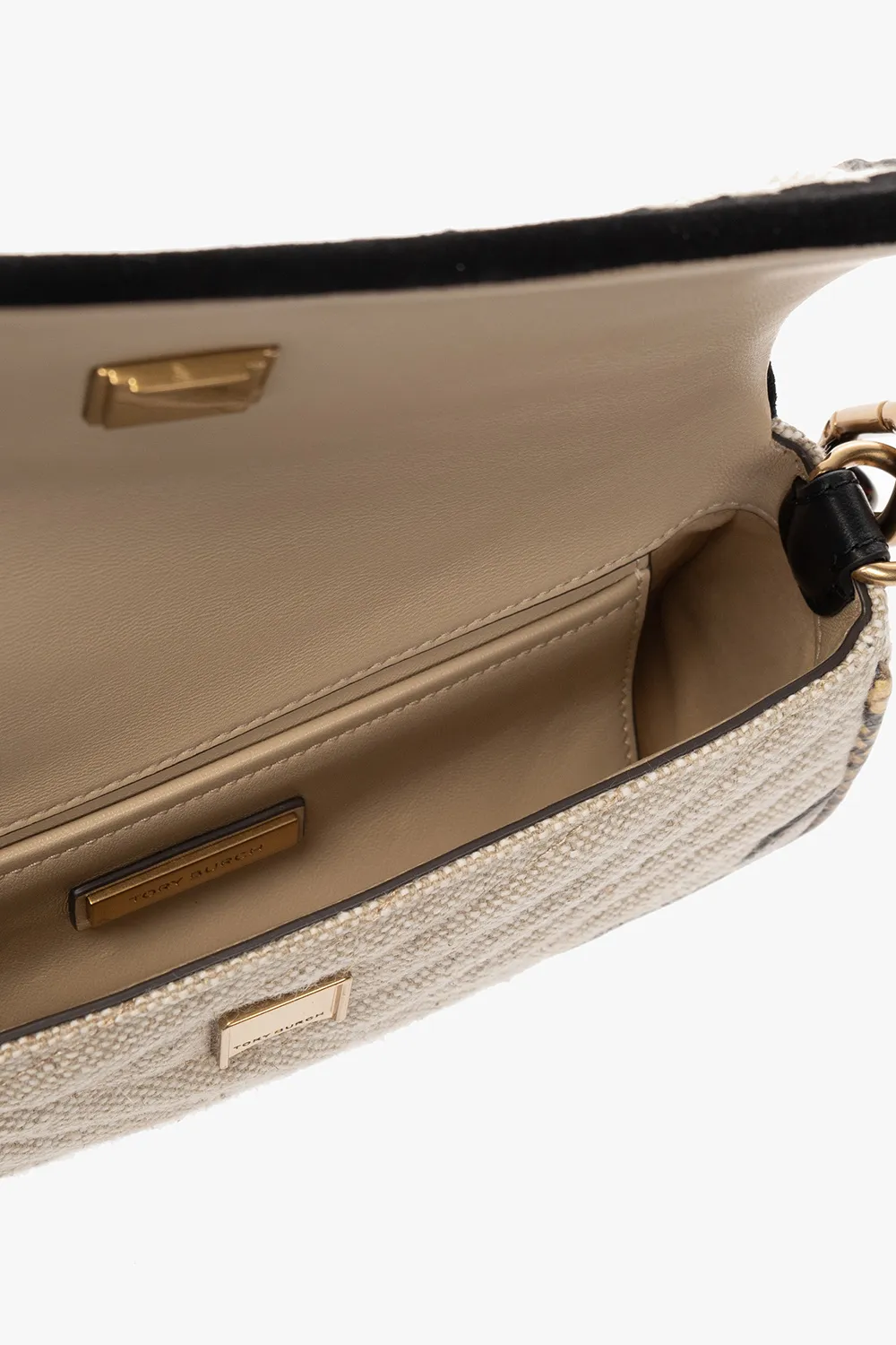 Kira Mixed-Media Shoulder Bag
