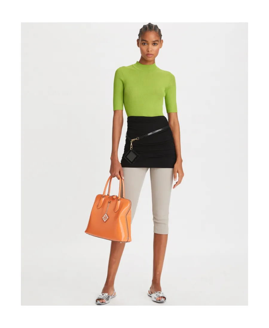 Ruched Mini Skirt