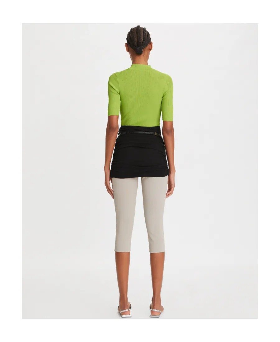 Ruched Mini Skirt