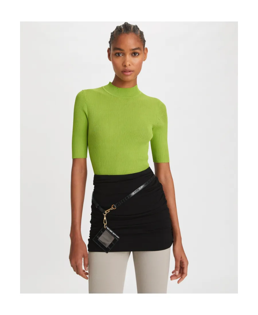 Ruched Mini Skirt