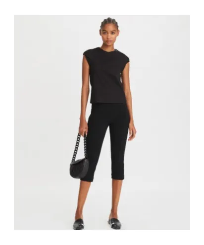 Cropped High-Waisted Leggings
