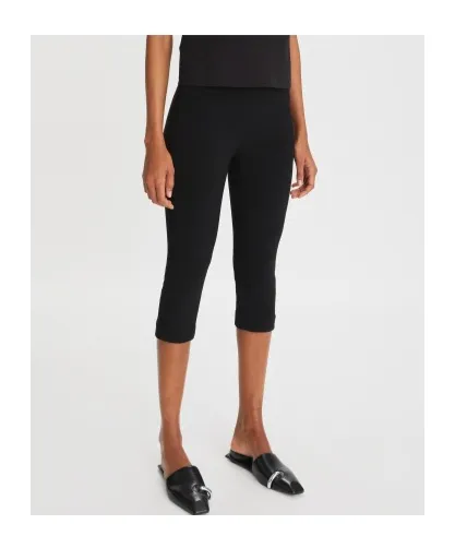 Cropped High-Waisted Leggings