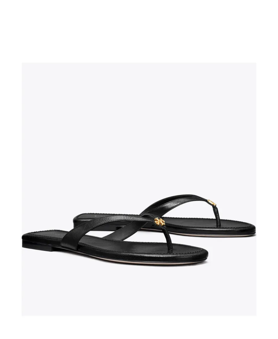 Capri Logo Plaque Thong Sandals
