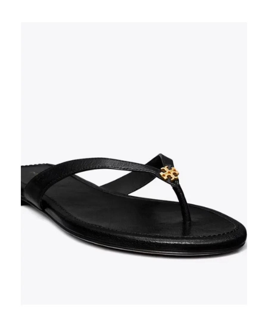 Capri Logo Plaque Thong Sandals