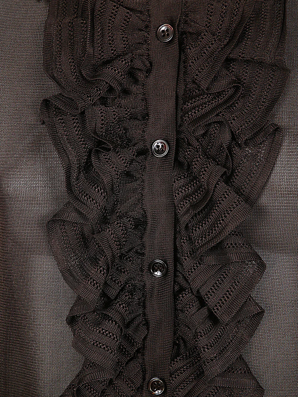 Ruffle Knit Shirt