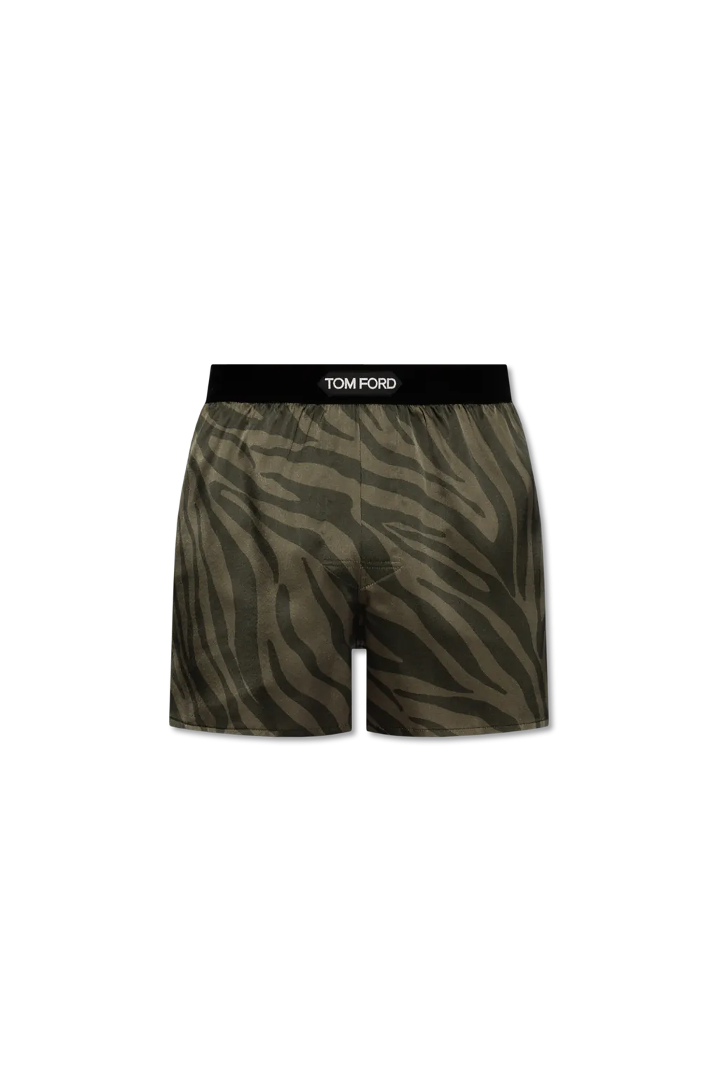 Zebra-Print Stretch-Silk Boxers
