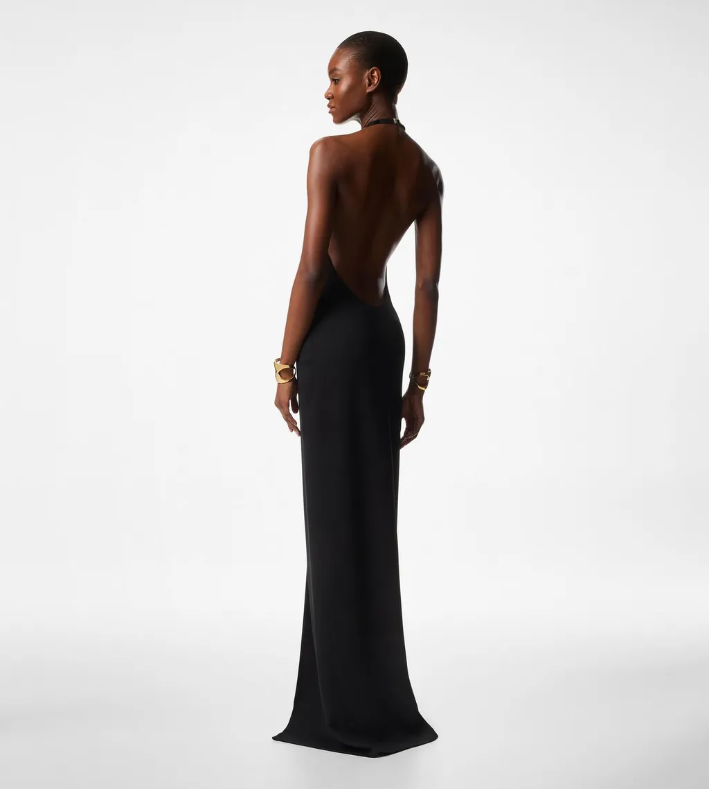 Halterneck Sleeveless Gown