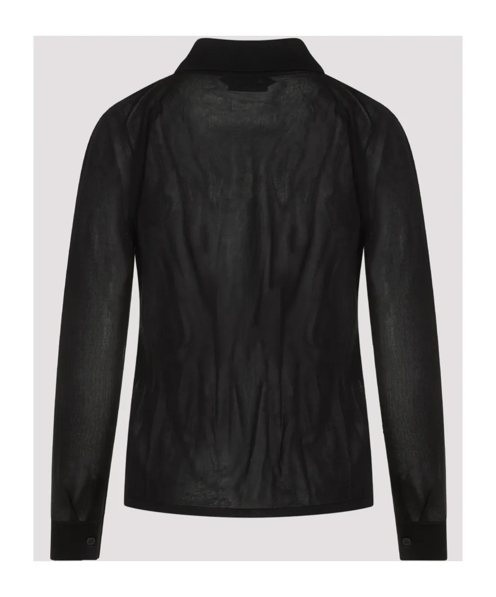 Ruffle Knit Shirt