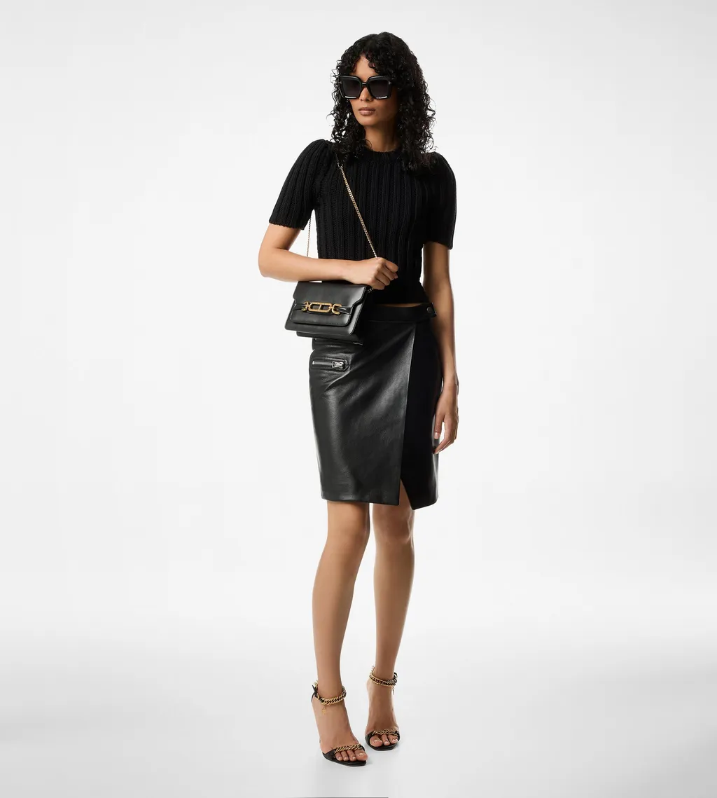 Whitney Logo Plaque Small Shoulder Bag