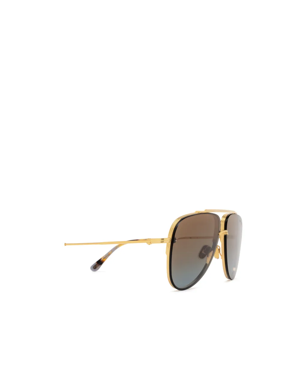 Leon Pilot-Frame Sunglasses