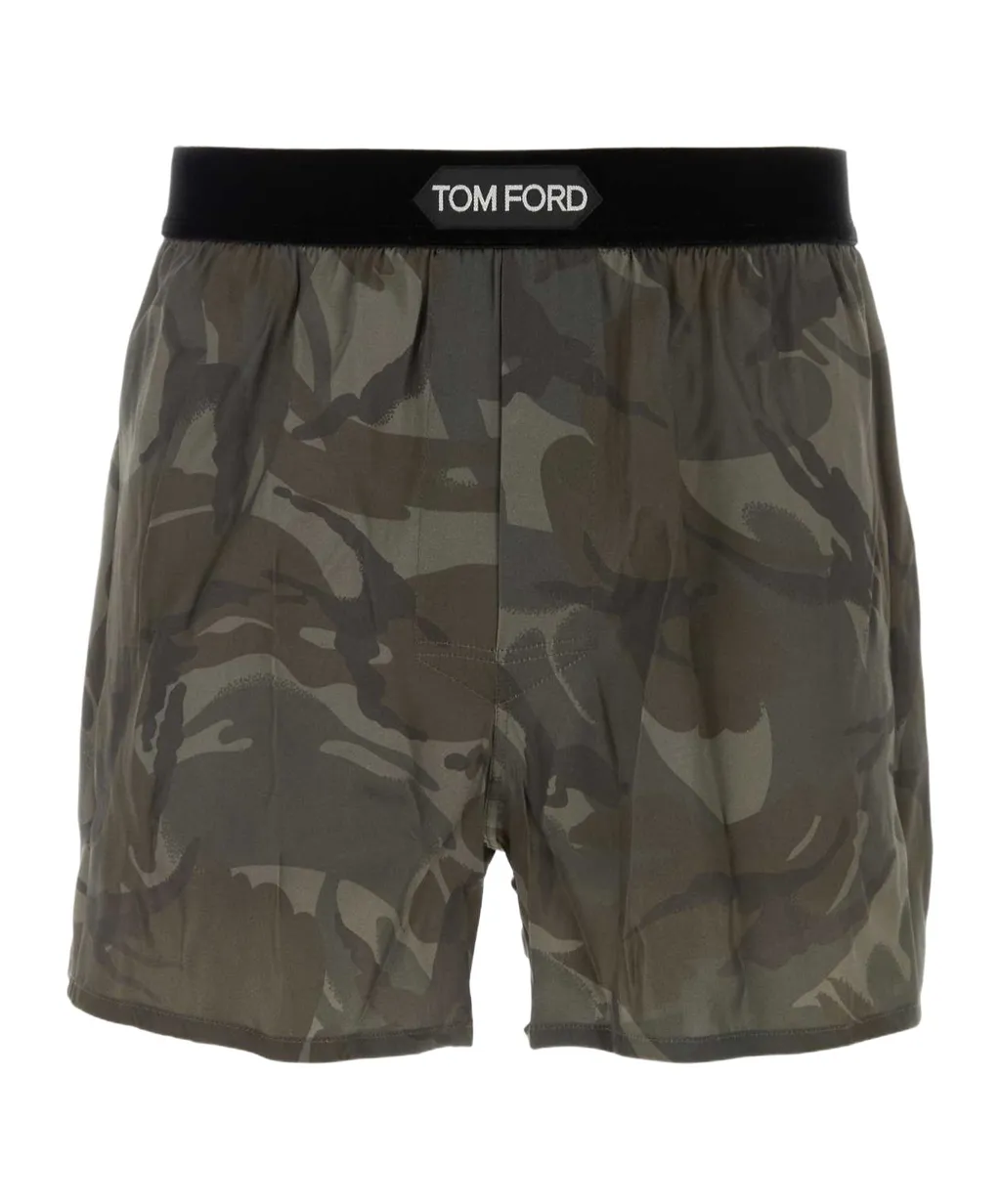 Logo Patch Printed Boxers