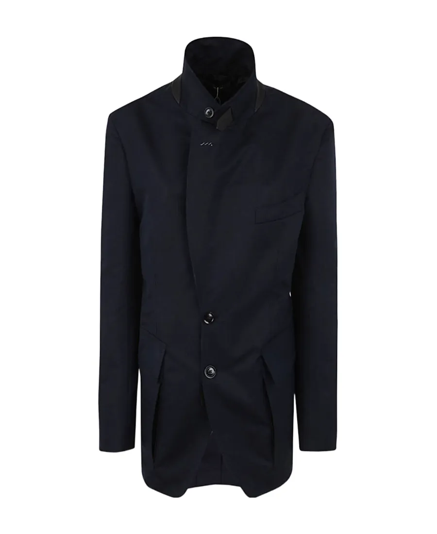 Zip-Up Long-Sleeved Blazer
