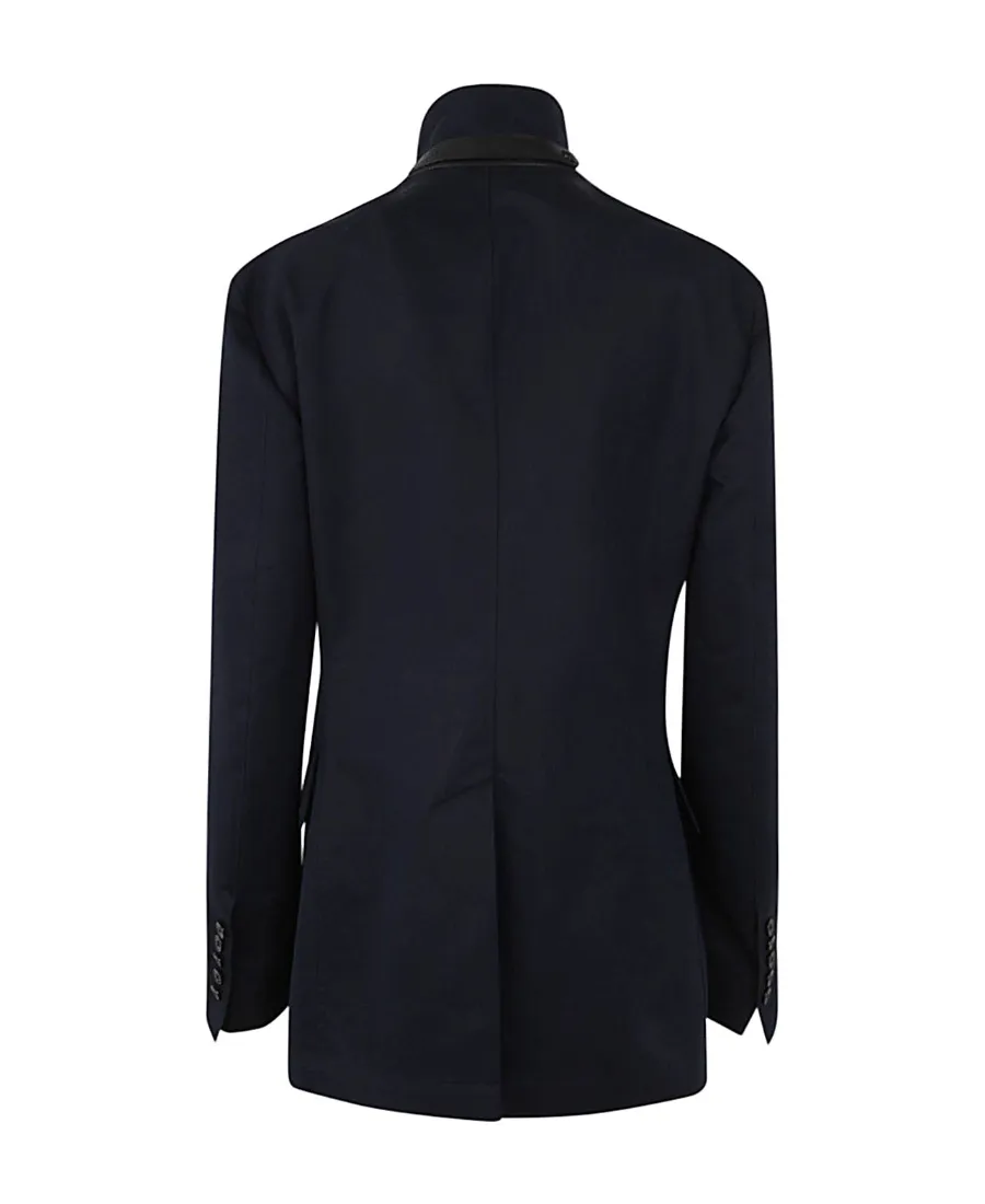 Zip-Up Long-Sleeved Blazer