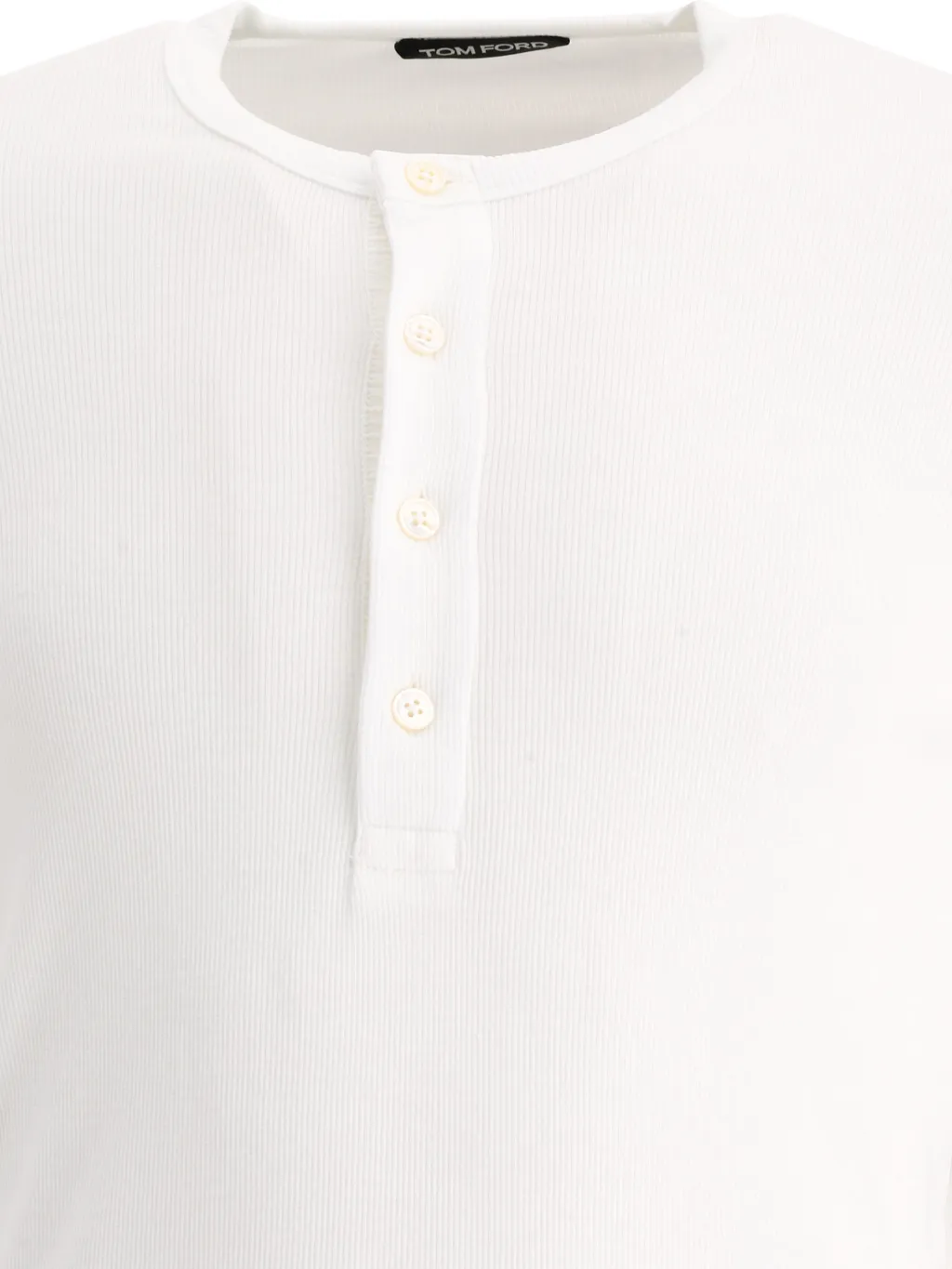 Henley Ribbed T-Shirt