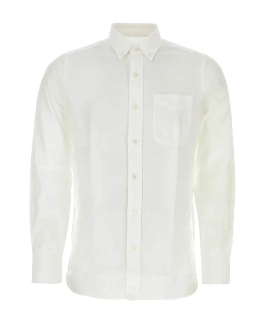 Buttoned Long-Sleeved Shirt